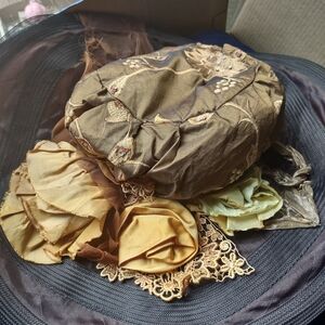 Vintage Silk Handmade Hat By Kathryn Page